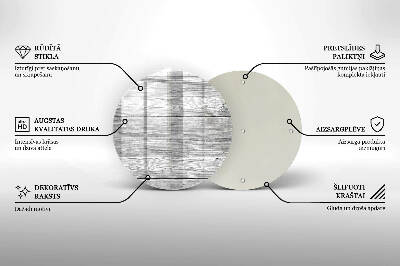Üveg alátét gyertyákhoz Régi fa táblák