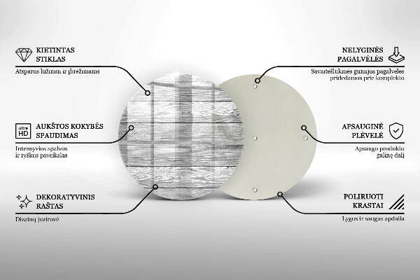 Üveg alátét gyertyákhoz Régi fa táblák