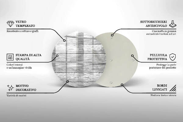 Üveg alátét gyertyákhoz Régi fa táblák