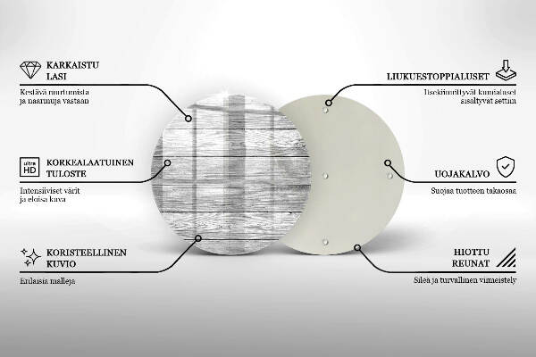 Üveg alátét gyertyákhoz Régi fa táblák