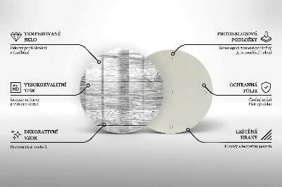 Üveg alátét gyertyákhoz Régi fa táblák