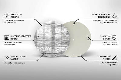 Üveg alátét gyertyákhoz Régi fa táblák