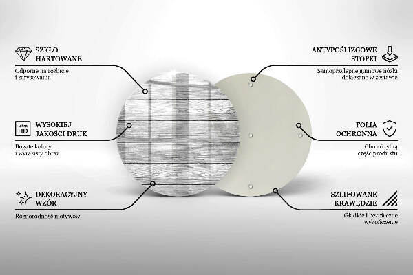 Üveg alátét gyertyákhoz Régi fa táblák