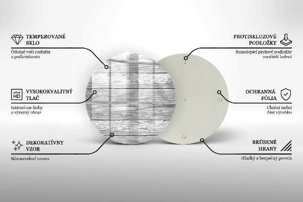 Üveg alátét gyertyákhoz Régi fa táblák
