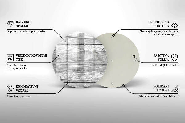 Üveg alátét gyertyákhoz Régi fa táblák