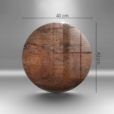 Síri gyertya alátét Sötét fa tábla