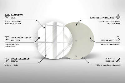 Üveg alátét gyertyákhoz Finom márvány