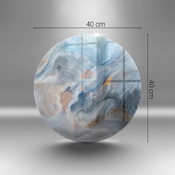 Síri gyertya alátét Márvány textúra