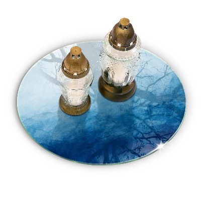 Üveg alátét gyertyákhoz Absztrakt háttér