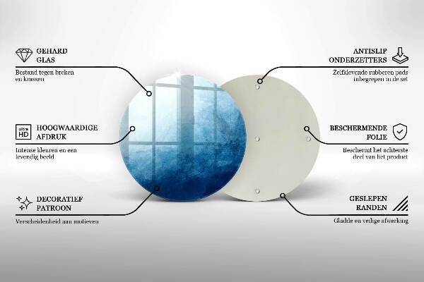 Üveg alátét gyertyákhoz Absztrakt háttér