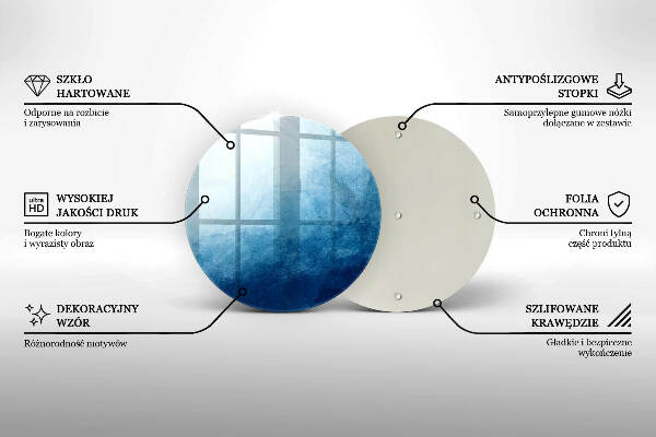 Üveg alátét gyertyákhoz Absztrakt háttér