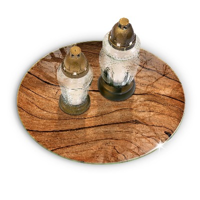 Síri gyertya alátét Fa tábla textúra