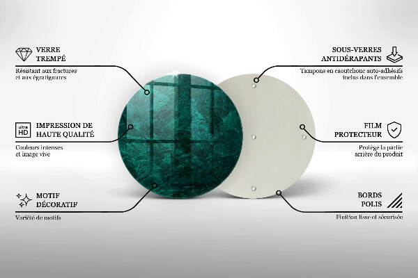 Üveg alátét gyertyákhoz Kő háttér textúra