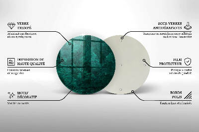 Üveg alátét gyertyákhoz Kő háttér textúra