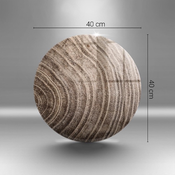 Síri gyertya alátét Fa gyűrűk