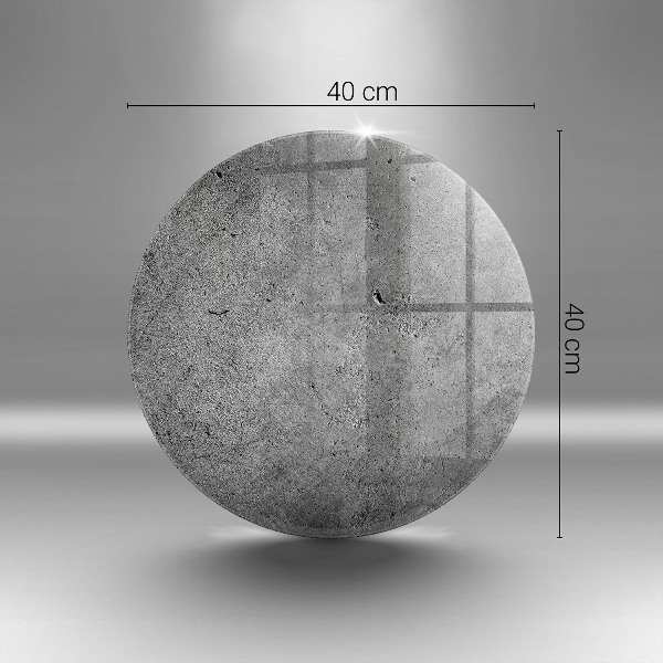 Üveg alátét gyertyákhoz Beton kő textúra