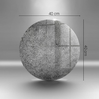 Üveg alátét gyertyákhoz Beton kő textúra