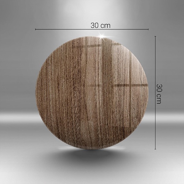 Üveg alátét gyertyákhoz Fa textúra