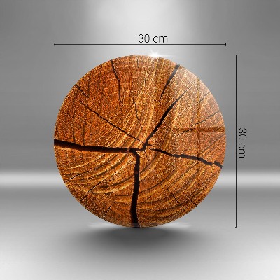 Síri gyertya alátét Fa törzsszerkezet