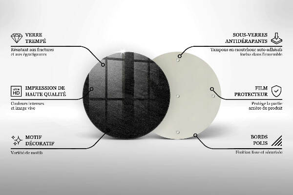 Üveg alátét gyertyákhoz rock textúra