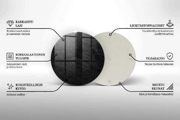 Üveg alátét gyertyákhoz rock textúra