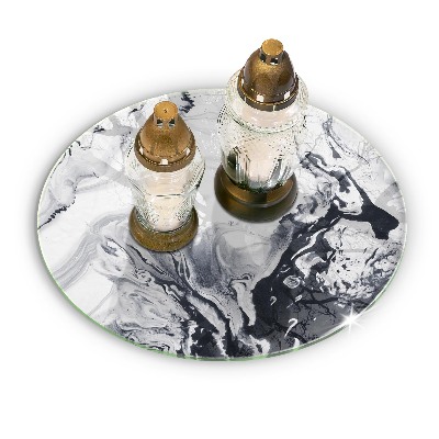 Síri gyertya alátét Tinta absztrakció