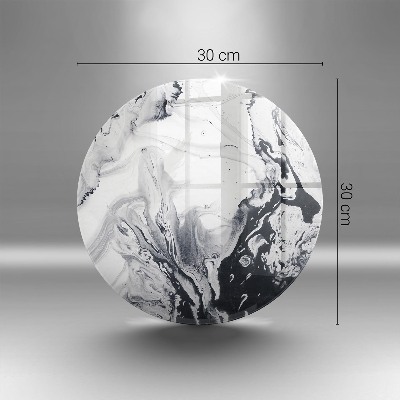 Síri gyertya alátét Tinta absztrakció