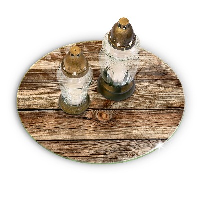 Síri gyertya alátét Fa deszka textúra