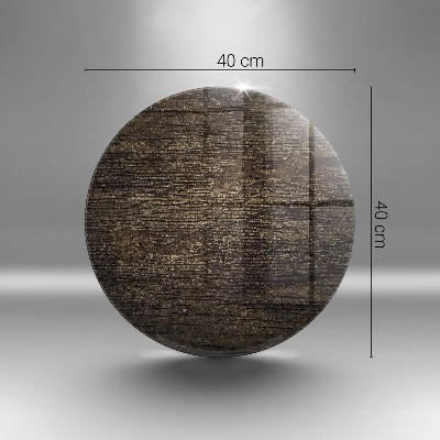 Üveg alátét gyertyákhoz Fa kéreg textúra