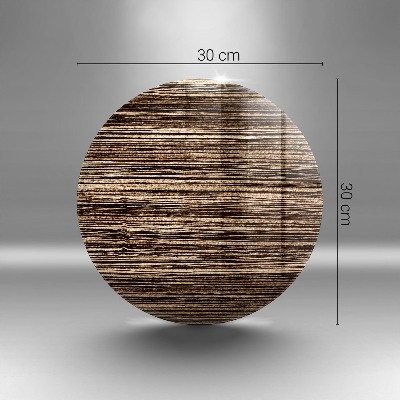 Síri gyertya alátét Fa textúra