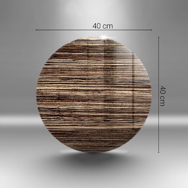 Síri gyertya alátét Fa textúra