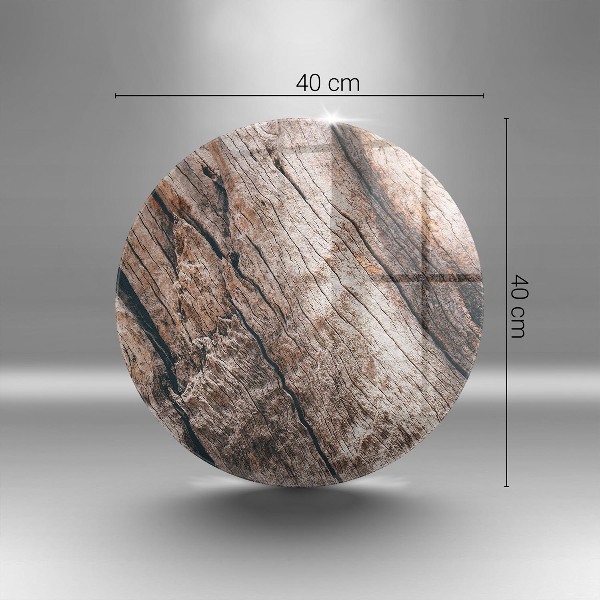 Üveg alátét gyertyákhoz Fa szerkezet