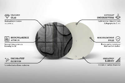 Síri gyertya alátét 3D kő formák