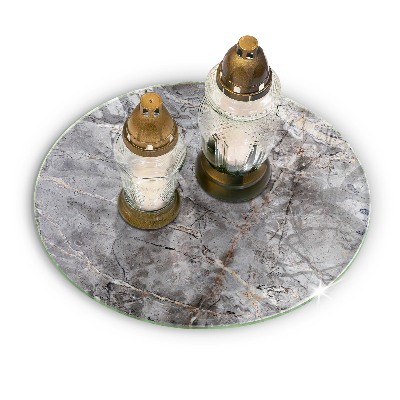 Üveg alátét gyertyákhoz Kő textúra