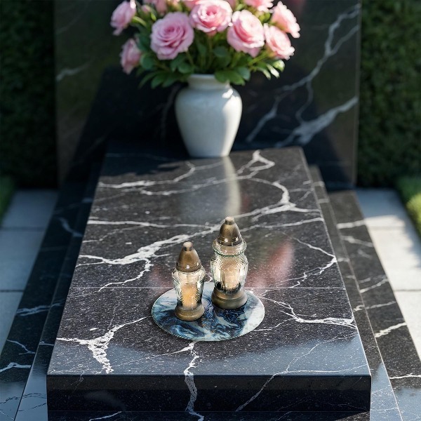 Üveg alátét gyertyákhoz Szerkezete arannyal