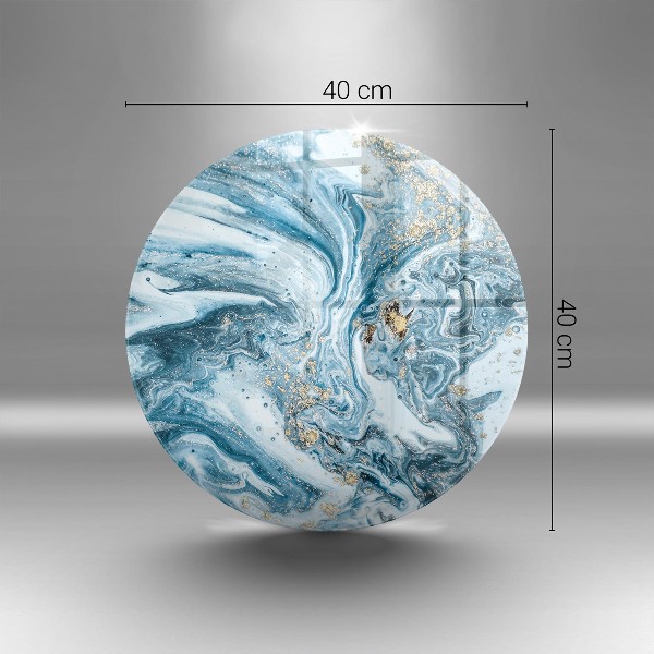 Üveg alátét gyertyákhoz Szerkezete arannyal