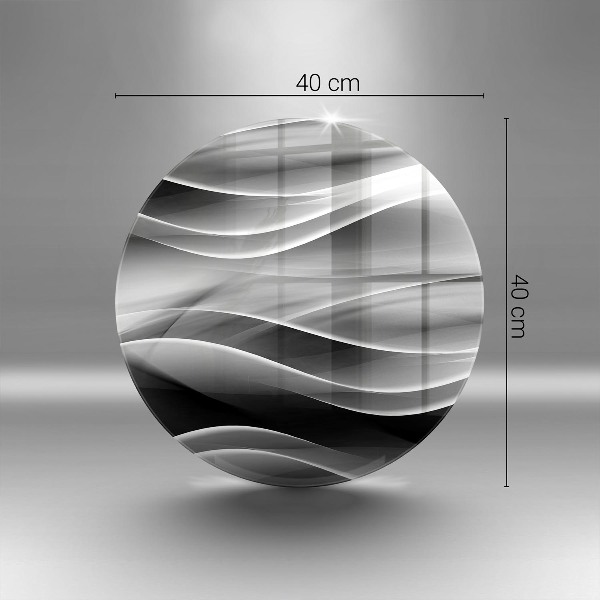 Üveg alátét gyertyákhoz Absztrakciós finom vonalak