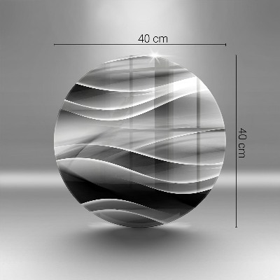 Üveg alátét gyertyákhoz Absztrakciós finom vonalak