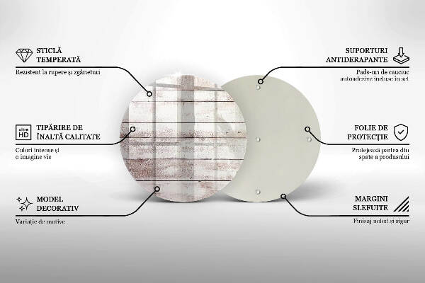 Síri gyertya alátét Régi fa táblák