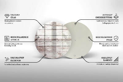 Síri gyertya alátét Régi fa táblák