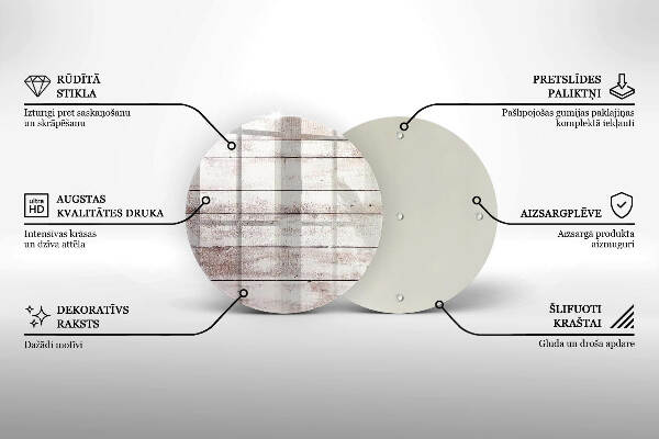 Síri gyertya alátét Régi fa táblák