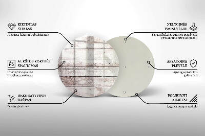 Síri gyertya alátét Régi fa táblák