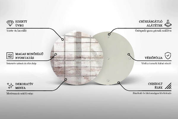 Síri gyertya alátét Régi fa táblák