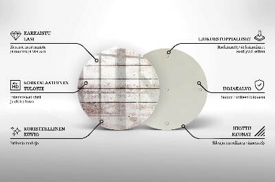 Síri gyertya alátét Régi fa táblák
