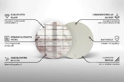Síri gyertya alátét Régi fa táblák