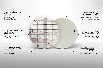 Síri gyertya alátét Régi fa táblák