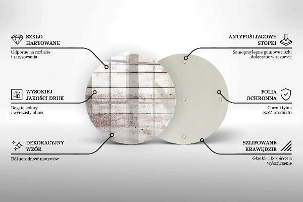 Síri gyertya alátét Régi fa táblák