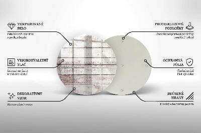 Síri gyertya alátét Régi fa táblák