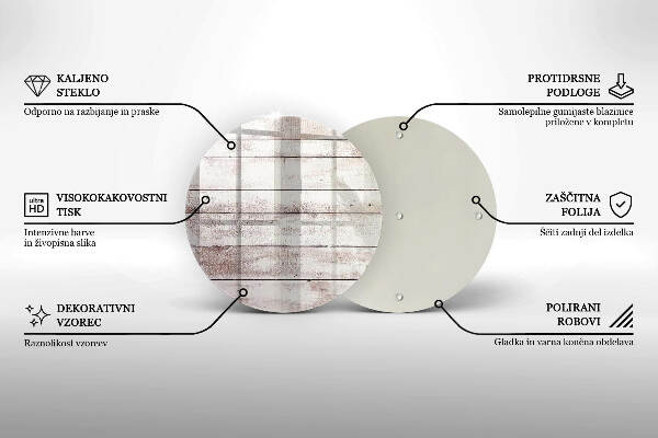 Síri gyertya alátét Régi fa táblák