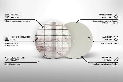 Síri gyertya alátét Régi fa táblák